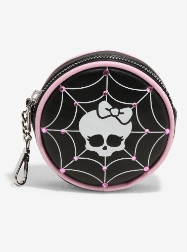 Monster High Skullette Spiderweb Coin Purse