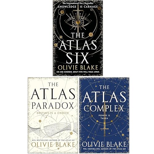 Atlas Series 3 Books Collection Set By Olivie Blake (The Atlas Six, The Atlas Paradox & [Hardcover] The Atlas Complex)