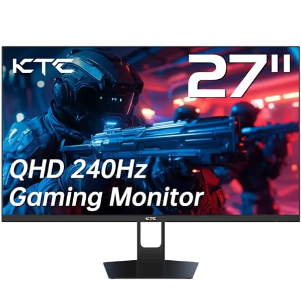 KTC Computer Monitor, Widescreen Display (QHD 240Hz HVA, 27-inch)