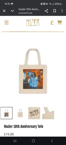 Hozier tote bag