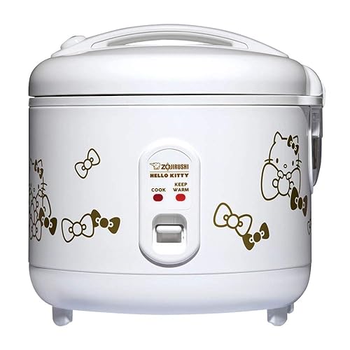 Zojirushi Hello Kitty 5.5-Cup Automatic Rice Cooker and Warmer (White) - Hello Kitty White - 5.5-Cup - Cooker and Warmer
