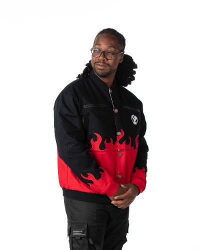 Gurren Lagann - Yoko Reversible Flame Crop Jacket  - Tier 2 | M