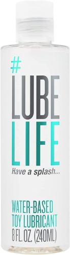 Lube Life Water-Based Toy Lubricant, Toy-Safe lube for Men, Women and Couples, Non-Staining, 8 Fl Oz - Toy Lube 8 Fl Oz (Pack of 1)
