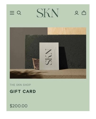 SKN Gift Certificate