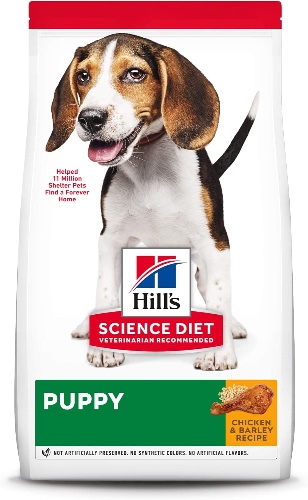 Hill's Science Diet Dry Dog Food, Puppy, Chicken Meal & Barley Recipe, 15.5 lb Bag - 15.5 Pound (Pack of 1)