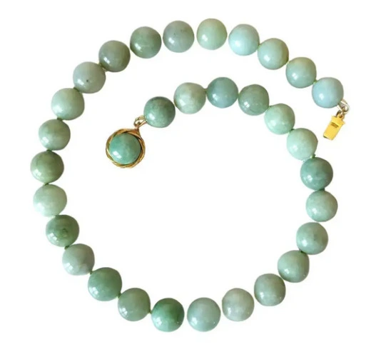 Burmese Jade Beaded Necklace