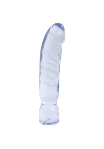Doc Johnson Crystal Jellies - 12 Inch Big Boy - Clear - Clear Jelly