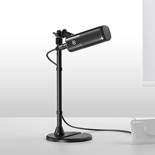 Elgato Podcast-Mikrofonpaket – Dynamisches Mikro, XLR-Kabel, Mikrofonständer, Audio-Komplettlösung für Podcasts & Sprachaufnahme, für alle Schnittstellen/Vorverstärker, einsteigerfreundlich, PC/Mac - Podcasting - Komplettlösung