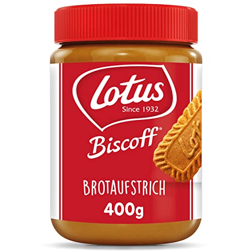 Lotus Biscoff | Broaufstrich | Lotus Creme | Original karamellisierter Geschmack | Vegan | Kein Zusatz von Aromen oder Farbstoffen | PET Glas | 400g - Karamell - 400g