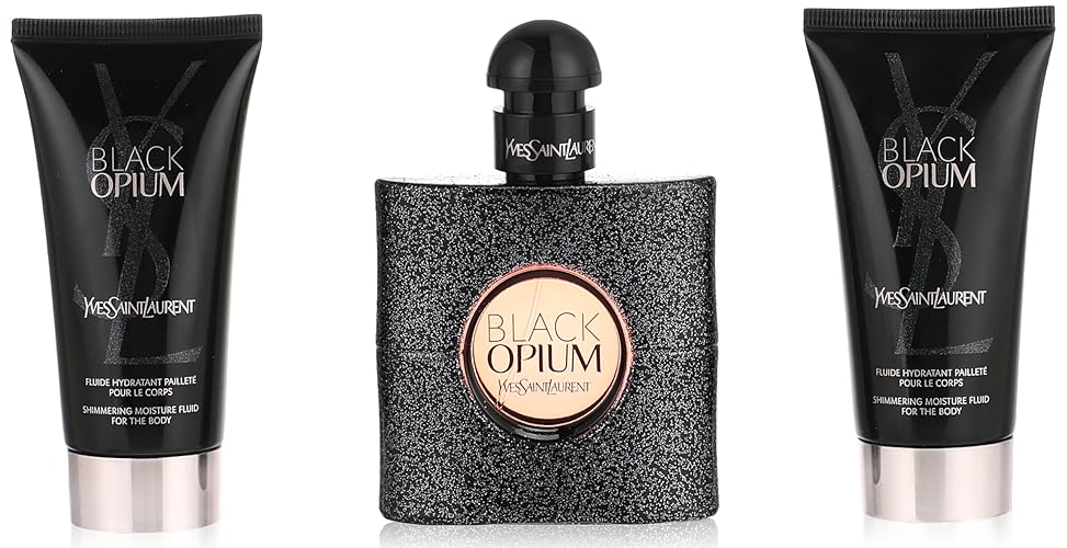 YVES SAINT LAURENT Black Opium Set (EDP 50ml + Bodylotion 2x50 ml) - 50 ml (Pack of 3)