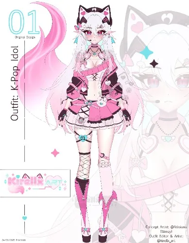 Kirell idol outfit! (Rigging)