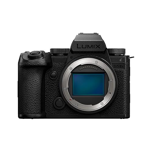 Panasonic LUMIX S5IIX Mirrorless Camera, 24.2MP Full Frame with Phase Hybrid AF, New Active I.S. Technology, 5.8K Pro-Res, RAW Over HDMI, IP Streaming - DC-S5M2XBODY Black - Body Only - Base