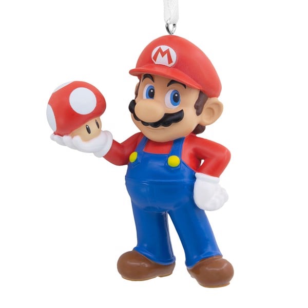 Nintendo - Mario with Mushroom Hallmark Resin Ornament - Toys and Collectibles - EB Games New Zealand