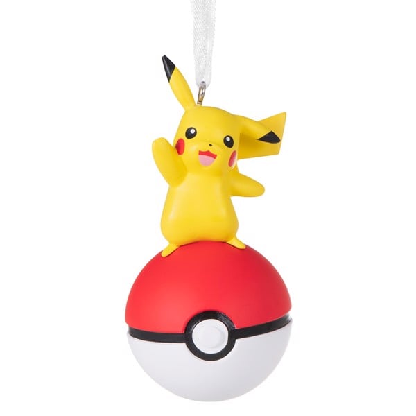 Pokemon - Pikachu on Pokeball Hallmark Decoration - Toys and Collectibles - EB Games New Zealand