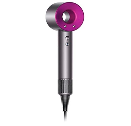 Dyson Supersonic Hair Dryer, Iron/Fuchsia (Renewed) - Fuchsia