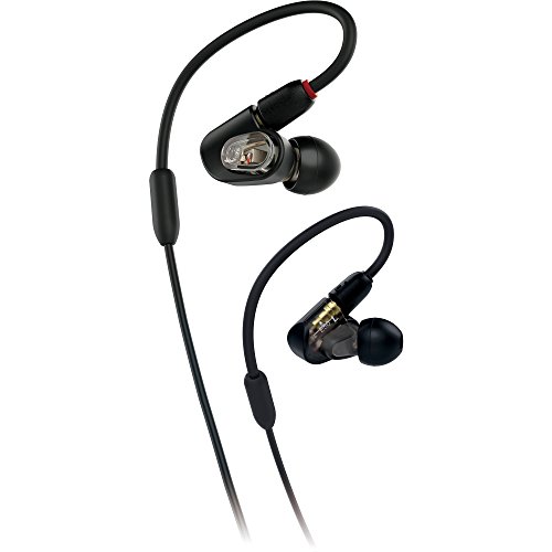 Audio-Technica ATH-E50 Professional In-Ear Studio Monitor Headphones,Black - AUD ATHE50