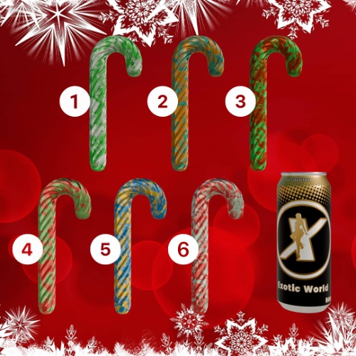 Candy Cane | Small (17 cm Total Length)