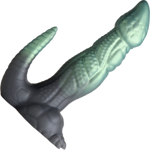 Dickosaur 7.25" Silicone Dual Stimulation Suction Cup Dildo By Creature Cocks | Default Title