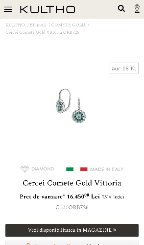 KULTHO - Bijuterii, Ceasuri, Verighete