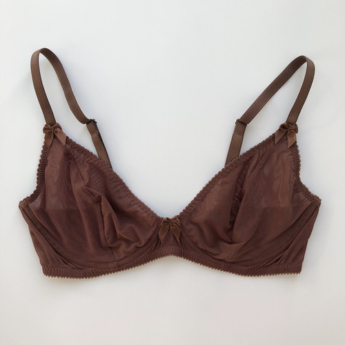 Basic brown bra