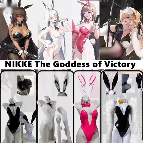 Traje de baño del juego NIKKE The Goddess of Victory, traje de baño Sexy de Anime, Bunny X 777, Rupee Blanc Viper - AliExpress 