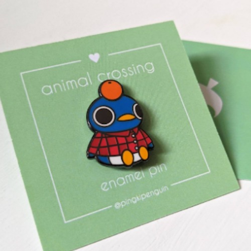 Orange Head Roald "No Thoughts Head Empty" Enamel Pin