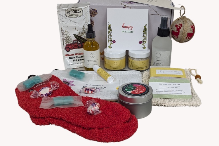 Christmas gift box for under the tree - Yes