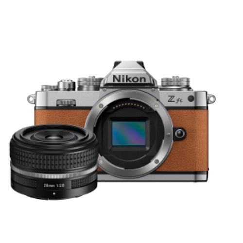 Nikon Z fc Mirrorless Camera (Amber Brown) + NIKKOR Z 28mm f/2.8 Lens Kit - Amber Brown