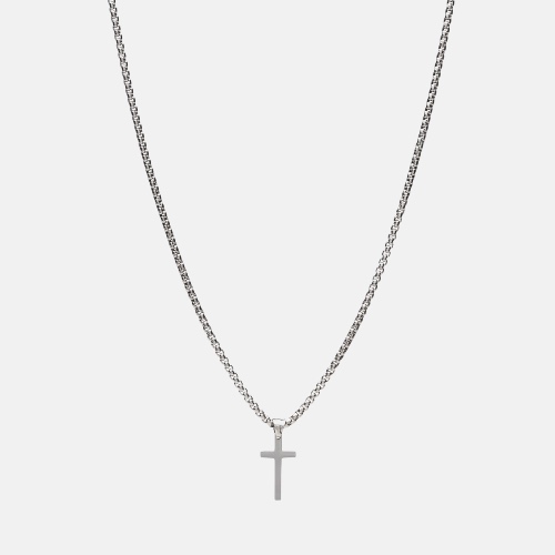CROSS BOX CHAIN NECKLACE
