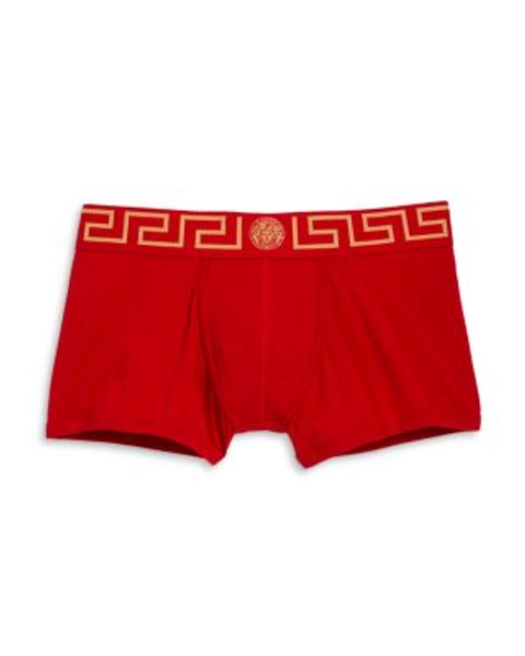 Low Rise Logo Trunks - white