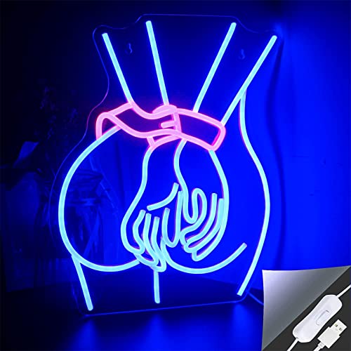 Girl Butt Neon Sign Woman Body Neon Light Sexy Lady Led Sign Nude Girl Neon Sign Art Bar Club Ambience Light Gift Bedroom Home Wall Decor