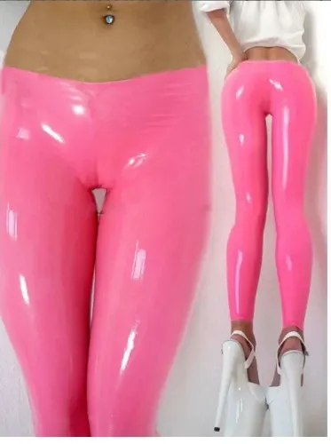 Latex leggings