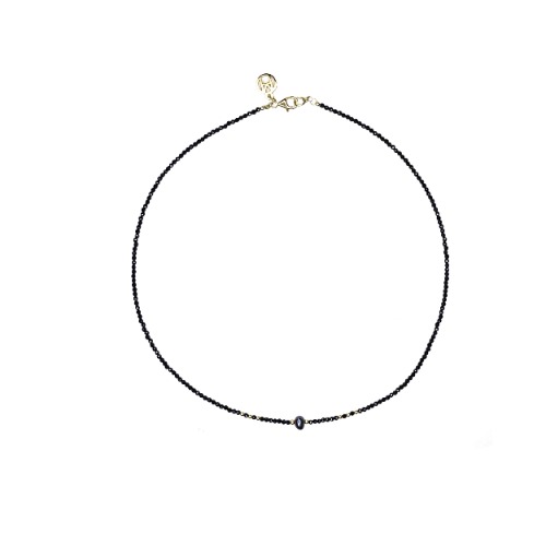 Spinel Gemstone Pearl Choker