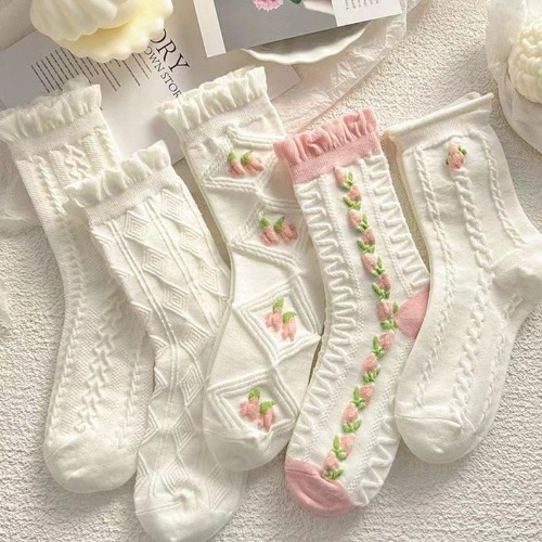 Textured Angelic Socks - No5