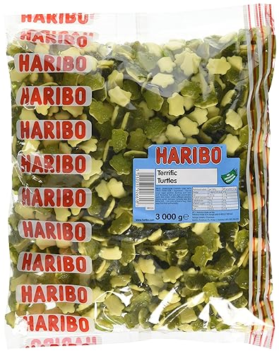 Haribo Terrific Turtles 3kg Bulk Bag - single