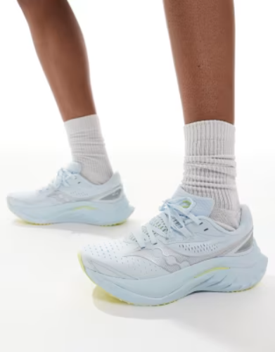 Saucony Endorphin Speed 4 fast & light trainers in ice melt