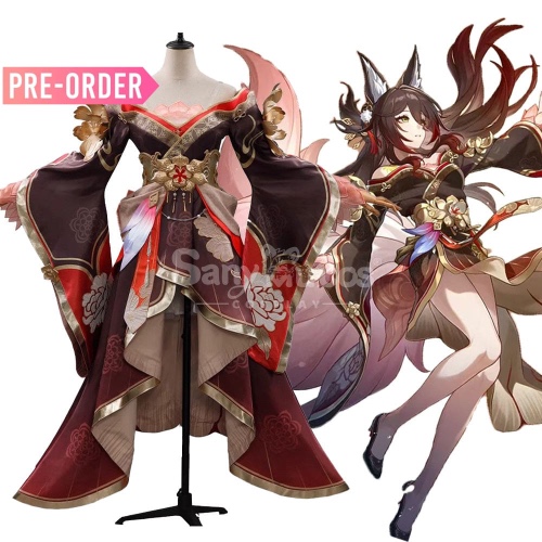 【Pre-Sale】Game Honkai: Star Rail Cosplay Fugue Tingyun Cosplay Costume Premium Edition - M