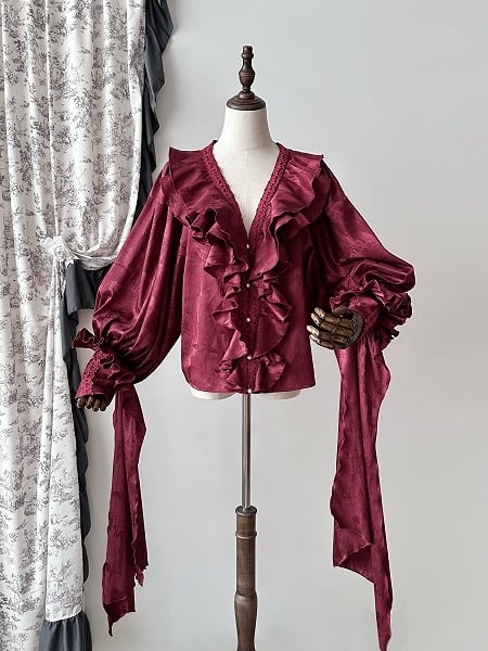 Gothic red blouse (DevilInspired)