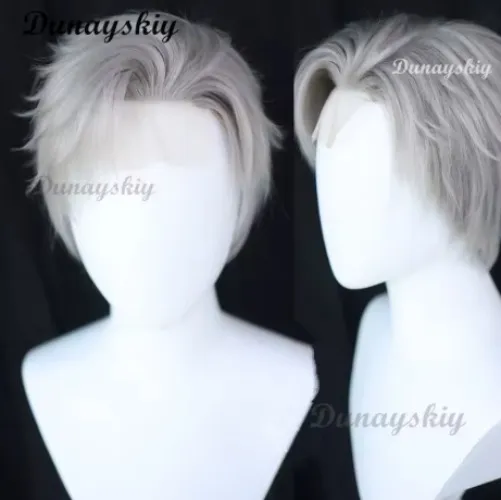 Grey (lace front) Wig