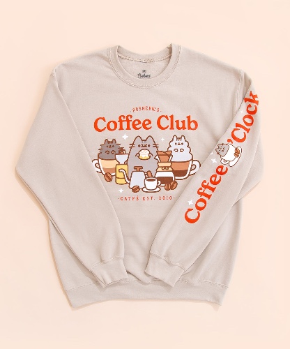 Pusheen Coffee Club Unisex Sweatshirt | X-Large