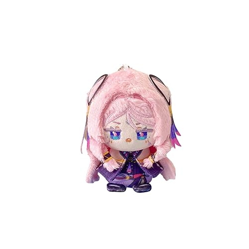 CALEMBOU Anime Plush Keychain for Backpack, 4.7" Cute Chibi Plush Figure, Kawaii Keychain Plush Anime Charms for Game Fans - Citlali