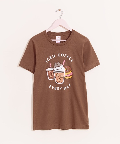 Pusheen Iced Coffee Tee | X-Large
