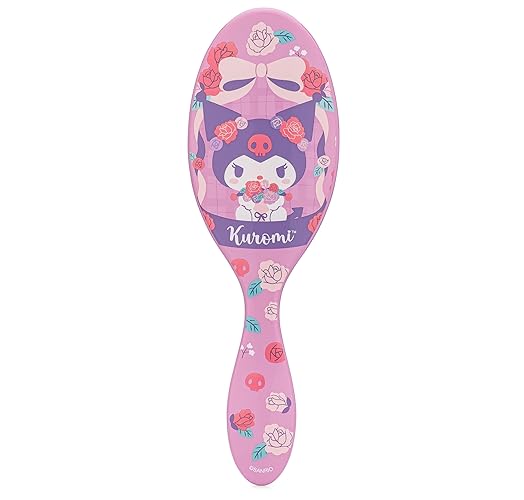 Wet Brush Hello Kitty and Friends Original Detangler Hair Brush, Kuromi - Ultra-Soft IntelliFlex Bristles - Detangling Brush For All Hair Types (Wet Dry & Damaged Hair) - Women & Men - 1 Count (Pack of 1) - Kuromi