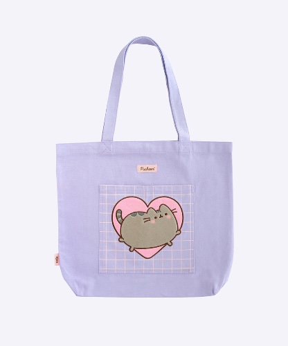 Pusheen Heart Deluxe Tote Bag | Default Title