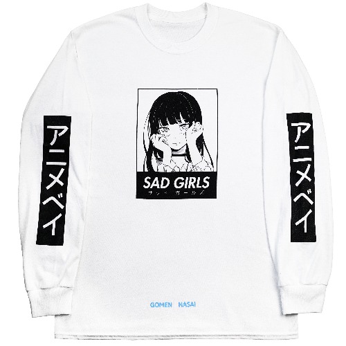 Sad Girls L/S Choker Tee
