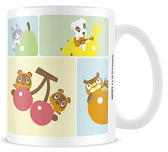 Animal Crossing MG25973 Cup Personaggi Melinda Tom Nook 315ml Nintendo Ceramic White - Multicolore - 1 Unità (Confezione da 1)