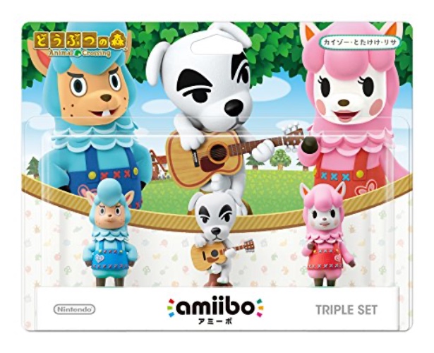 Animal Crossing - amiibo - Cyrus, K.K. & Reese Set - Brand New