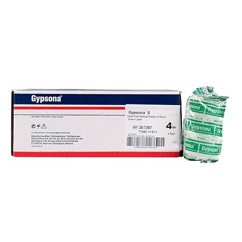 BSN Medical 30-7367 GYPSONA S Bandages and Splints, Extra Fast Setting, 4" x 5 yd. Size (Pack of 12)