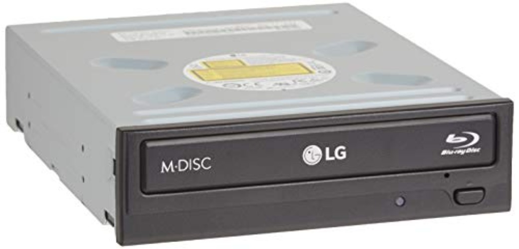 LG Electronics WH16NS40 16X Blu-ray/DVD/CD Multi compatible Internal SATA Rewriter Drive, BDXL, M-DISC Support, Black - Disc Rewriter