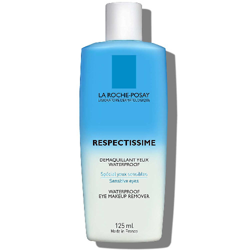 La Roche-Posay Respectissime Waterproof Eye Makeup Remover, Won't Irritate Sensitive Skin-Fragrance Free, 4.2 Fl Oz (Pack of 1) - 